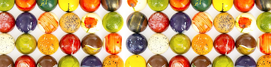 Chocolats modernes et gourmands
